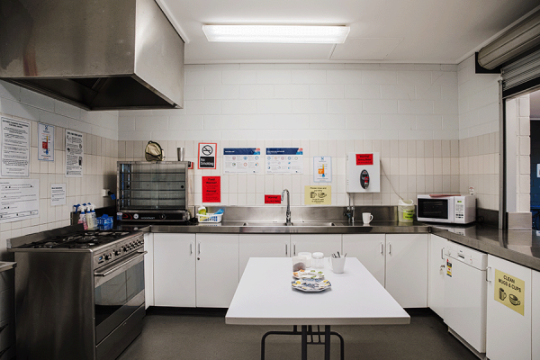 Spacious, light-filled kitchen with modern facilities